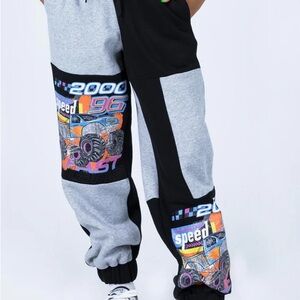 Princess Polly Joggers Y2K Motorsport Graphics WOMENS size small/4